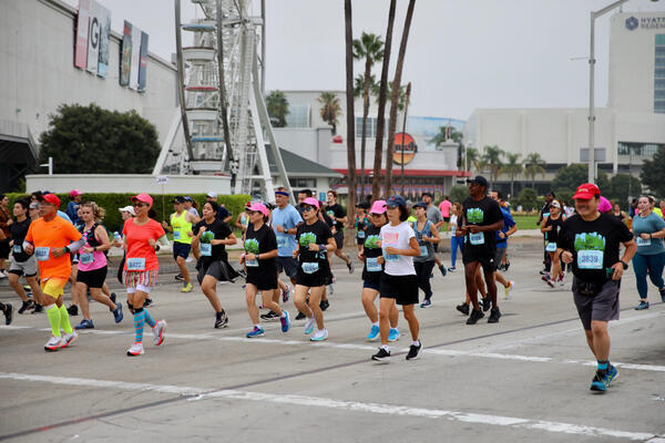 Thousands of runners, walkers and cyclists turned out on Sunday,...
